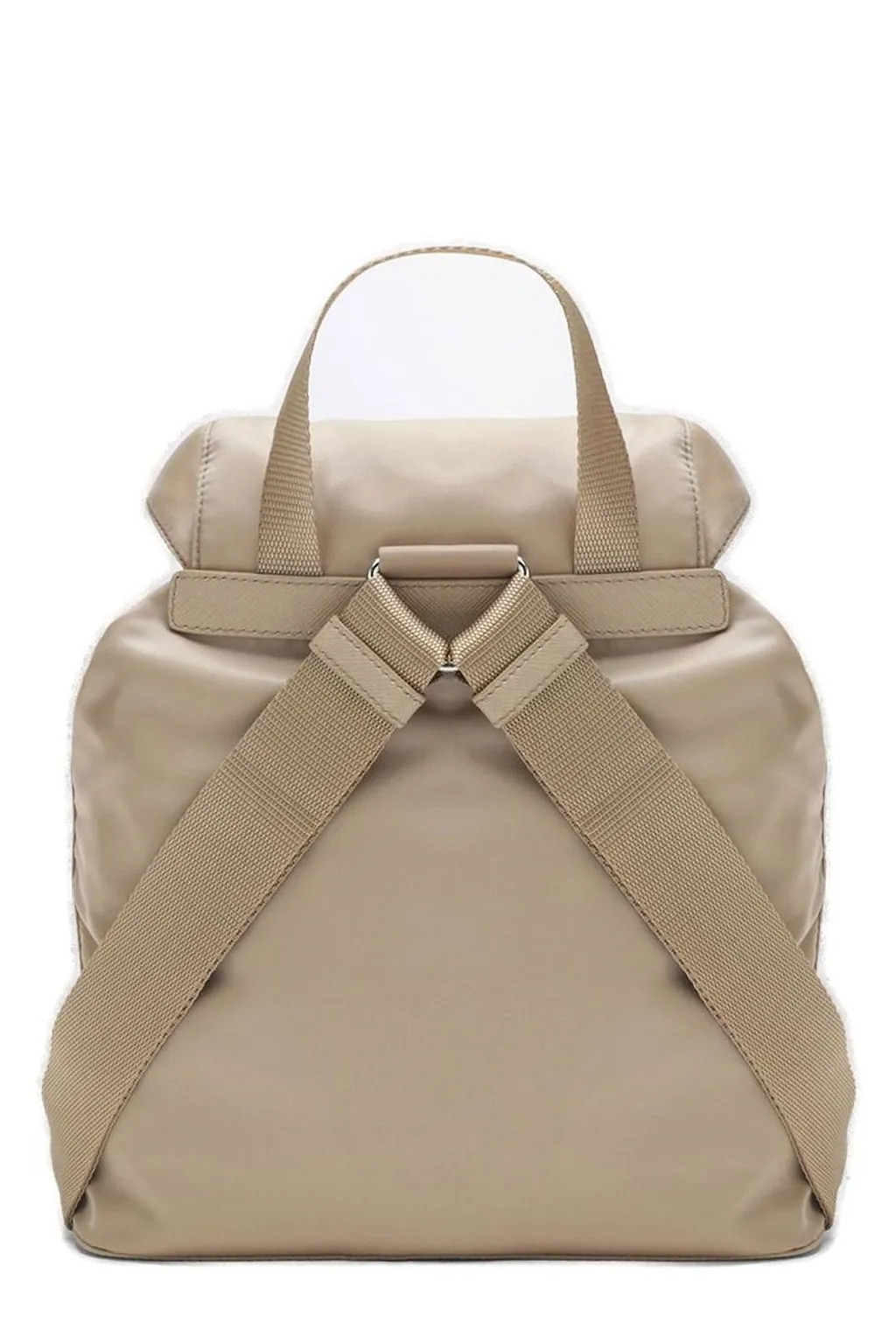 Prada Logo Plaque Small Backpack