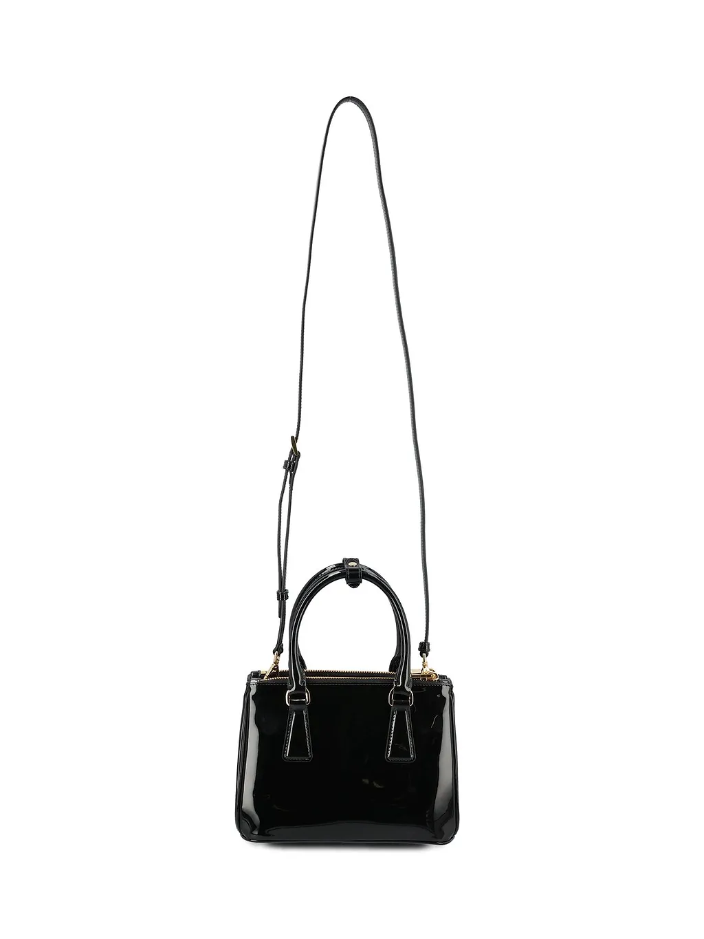 Prada Logo Plaque Top Handle Bag