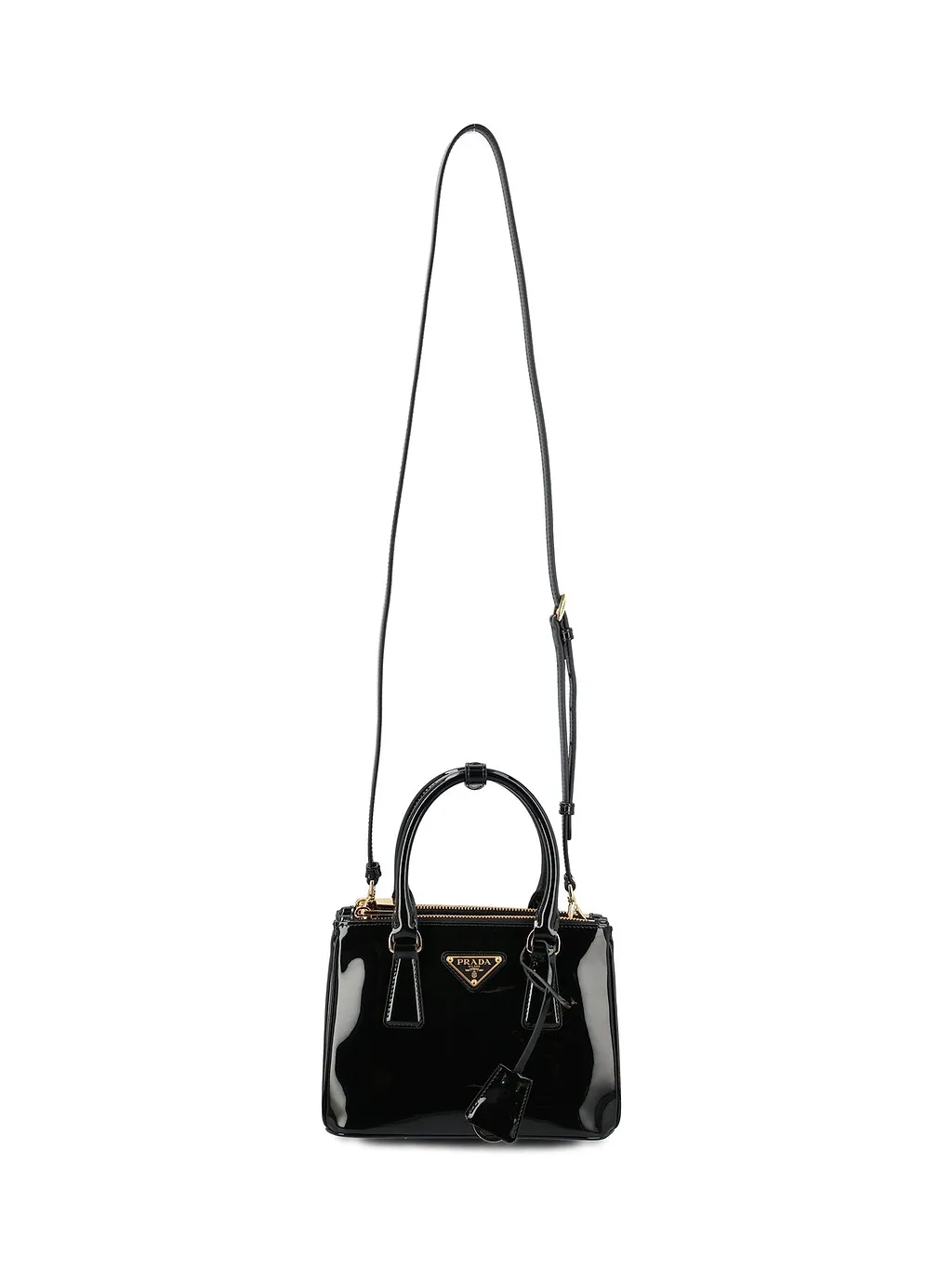 Prada Logo Plaque Top Handle Bag