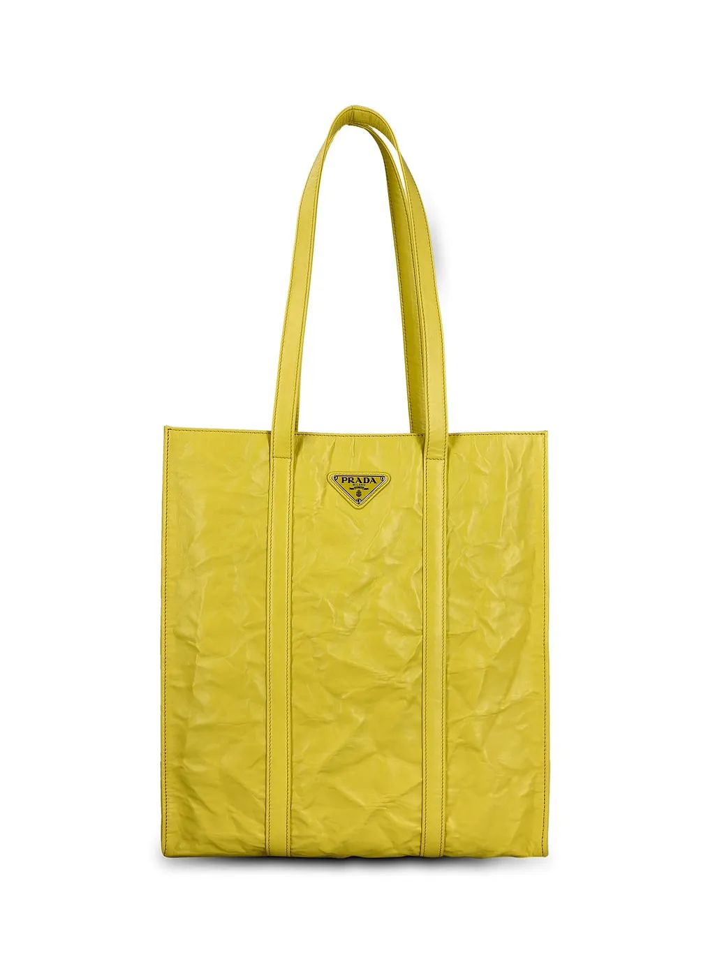 Prada Logo-Plaque Tote Bag