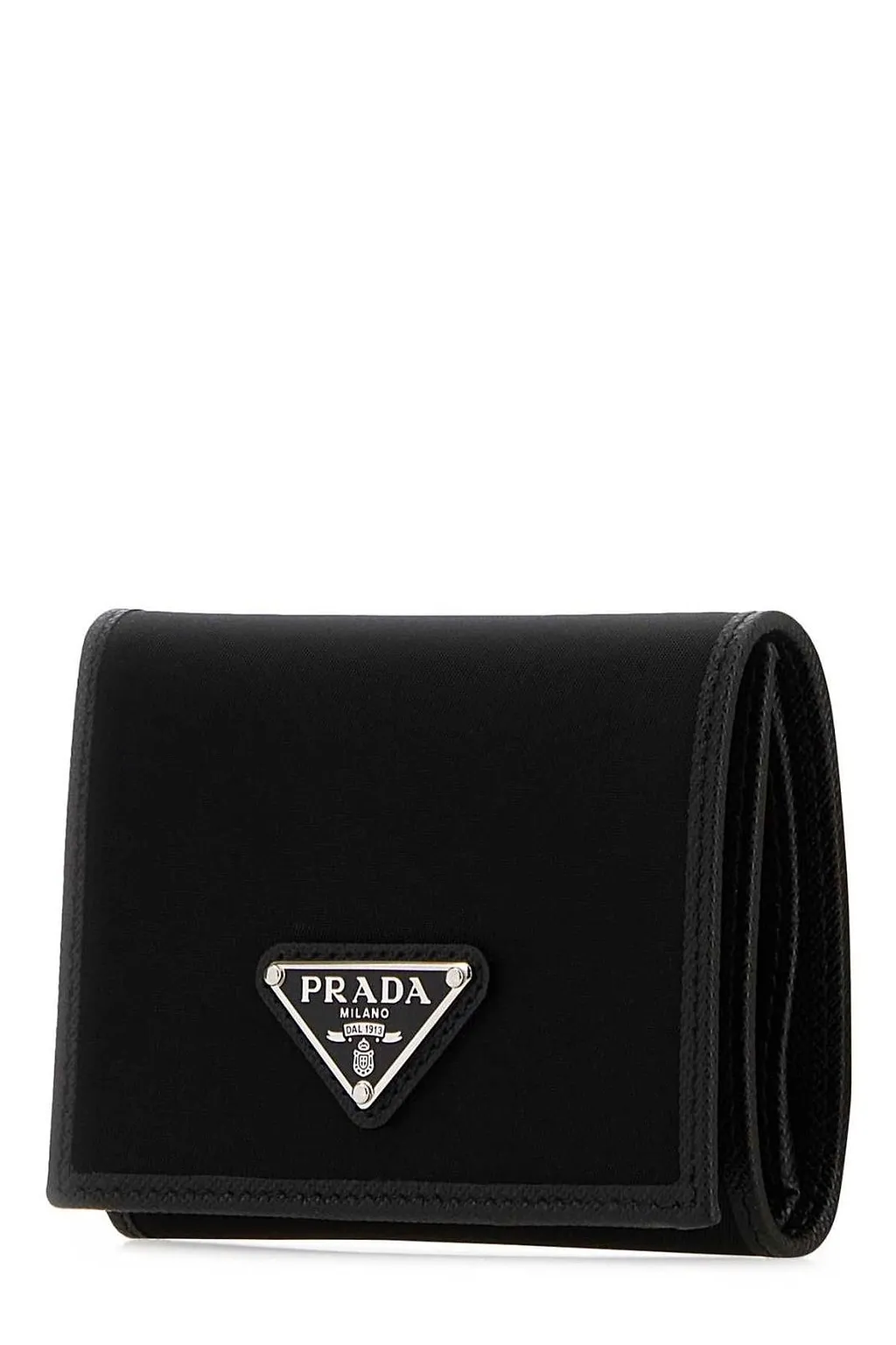 Prada Logo Plaque Wallet