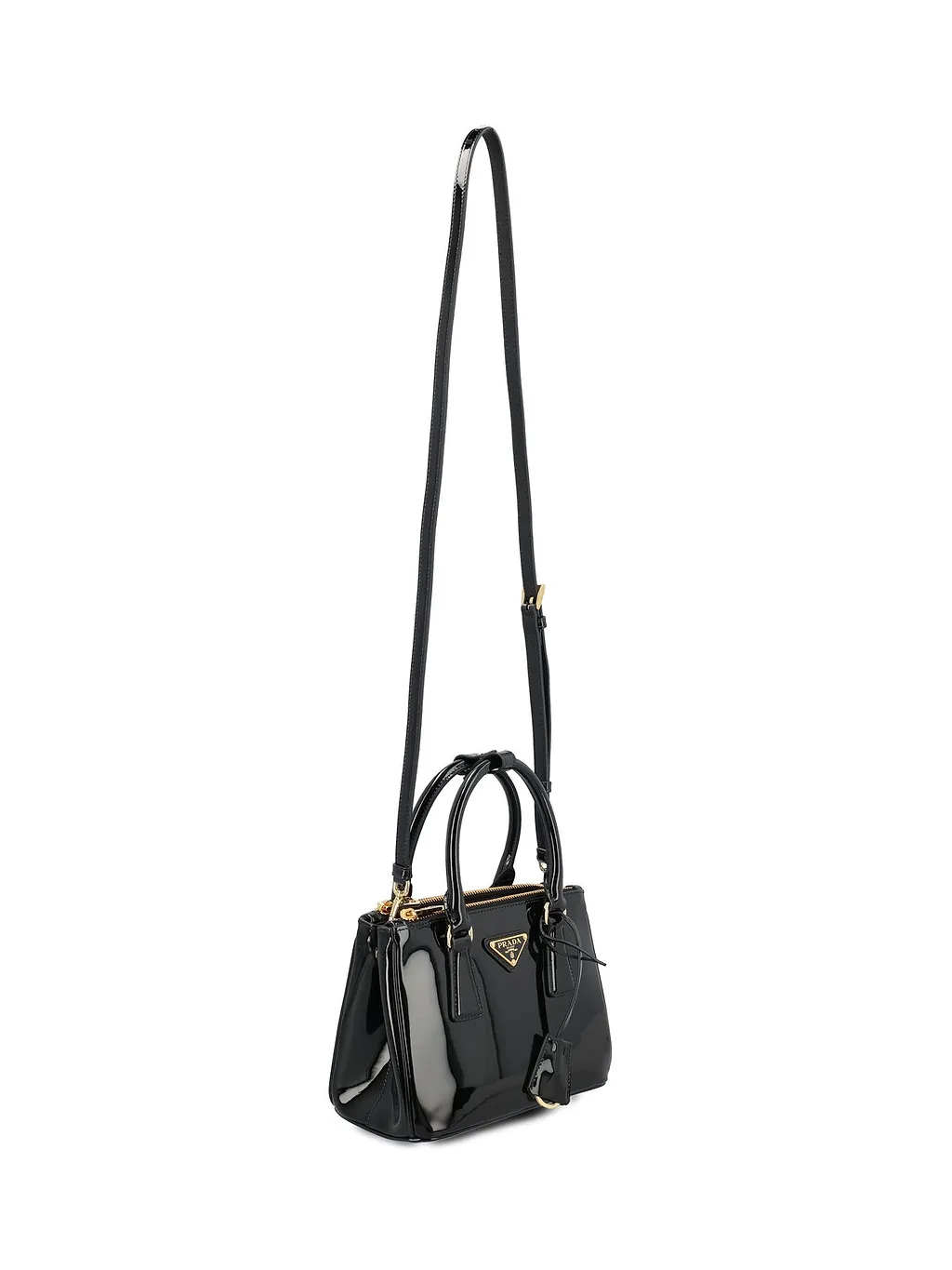 Prada Logo Plaque Top Handle Bag