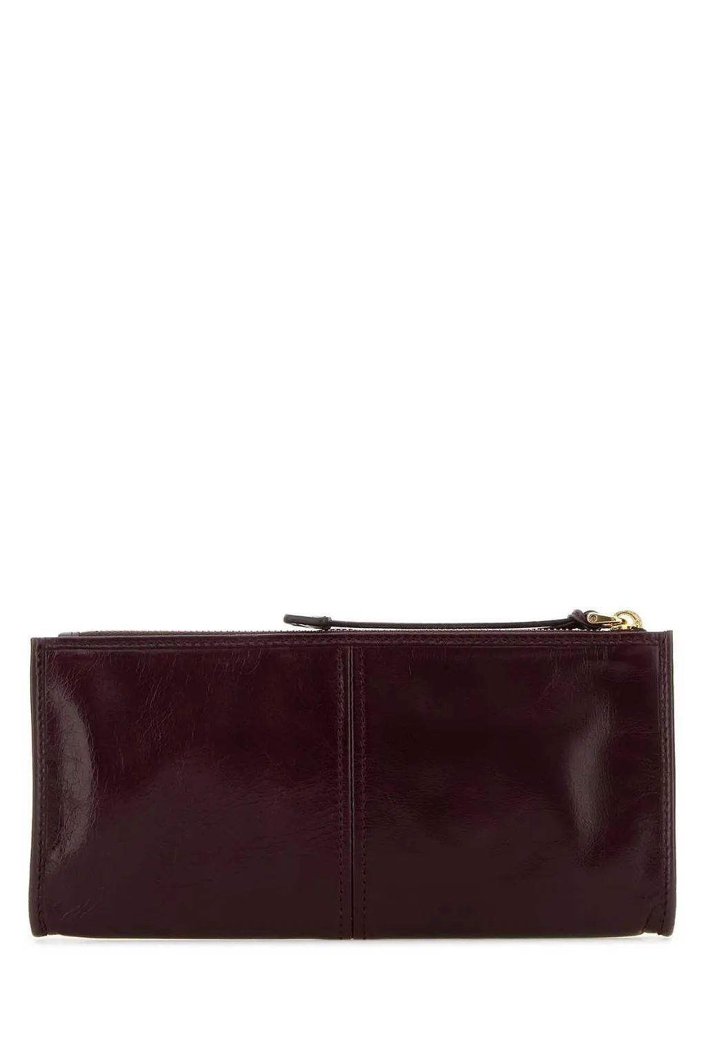 Prada Logo Plaque Zipped Wallet
