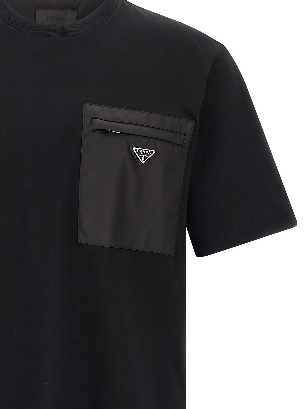 Prada Logo Pocket Jersey T-Shirt