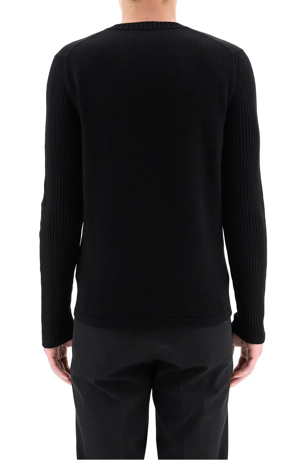 Prada Logo Pocket Knitted Jumper