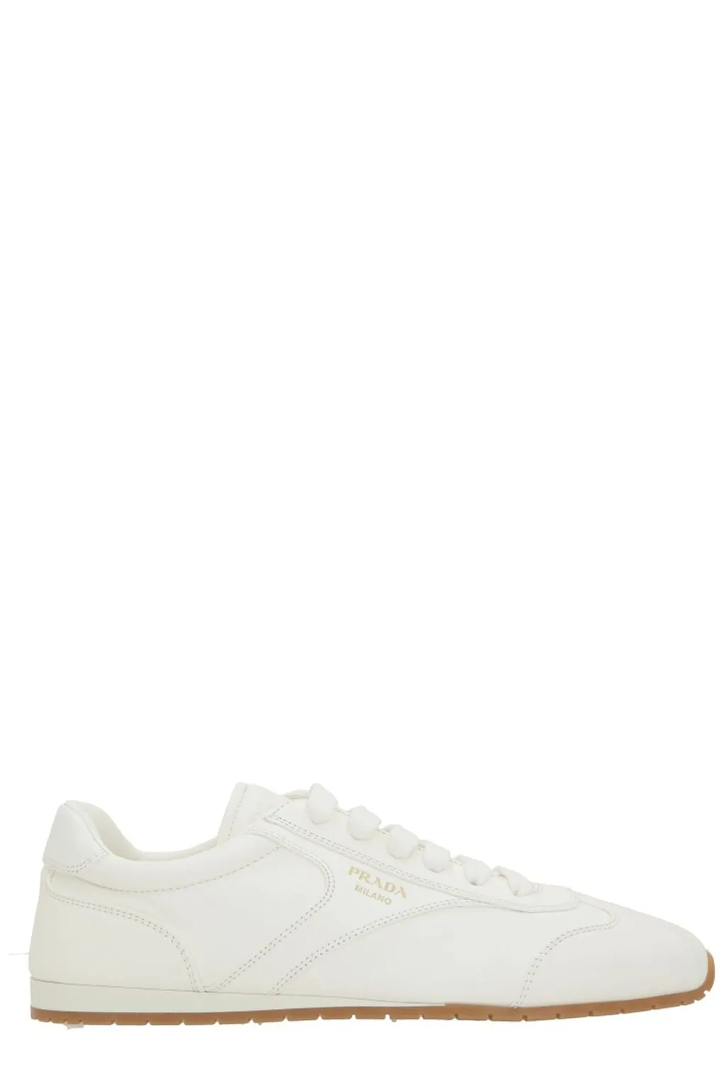 Prada Logo-Printed Lace-Up Sneakers