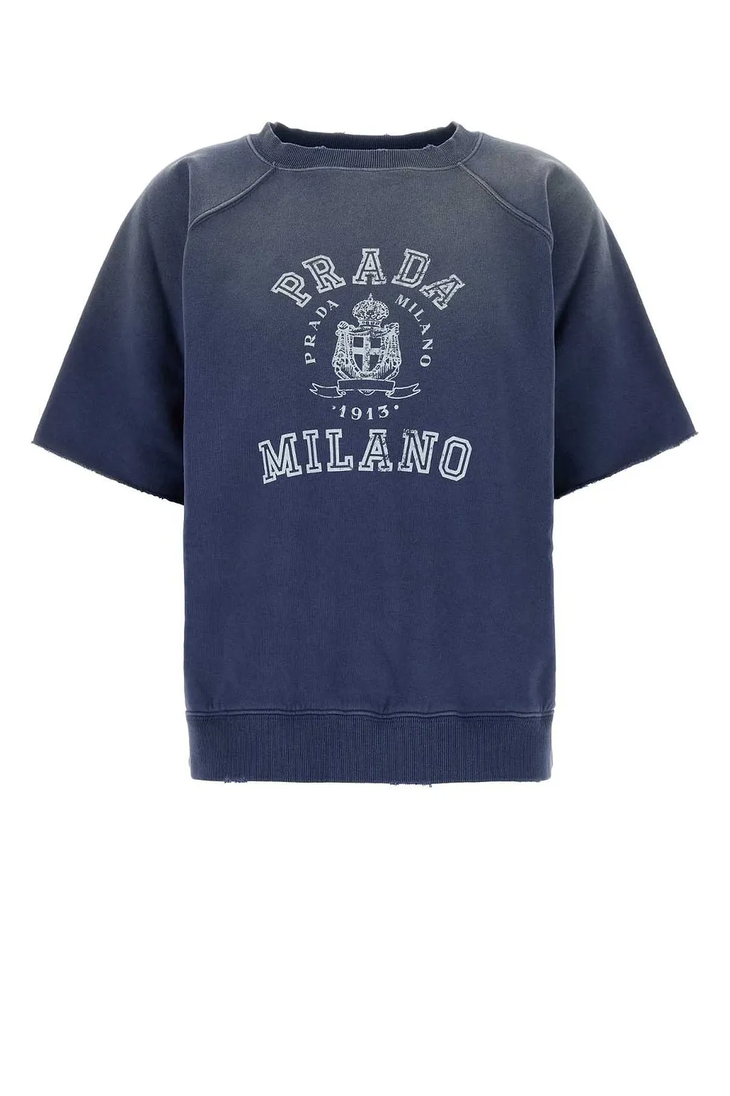 Prada Logo-Printed Crewneck T-Shirt