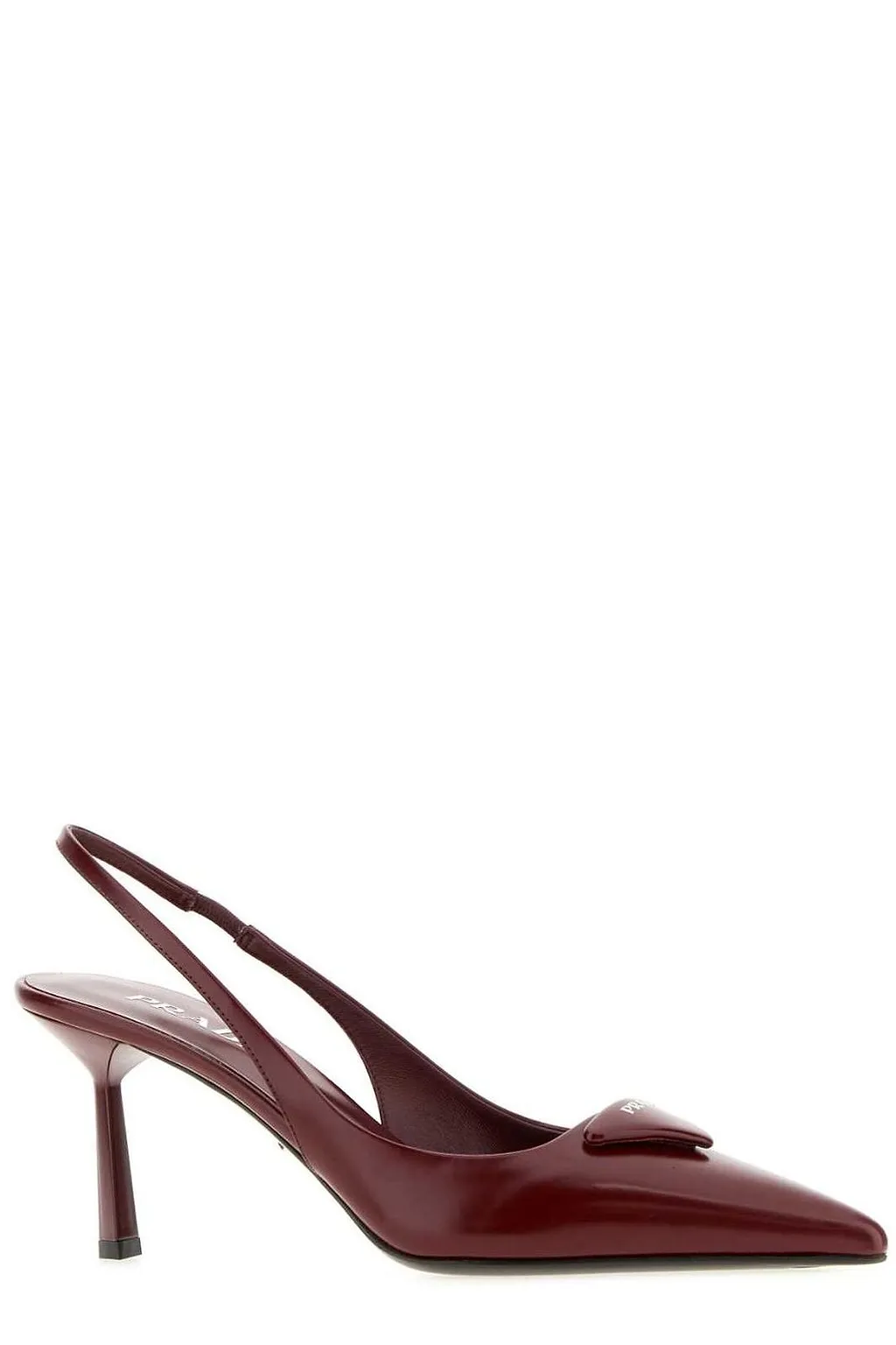 Prada Logo Slingback Heeled Pumps