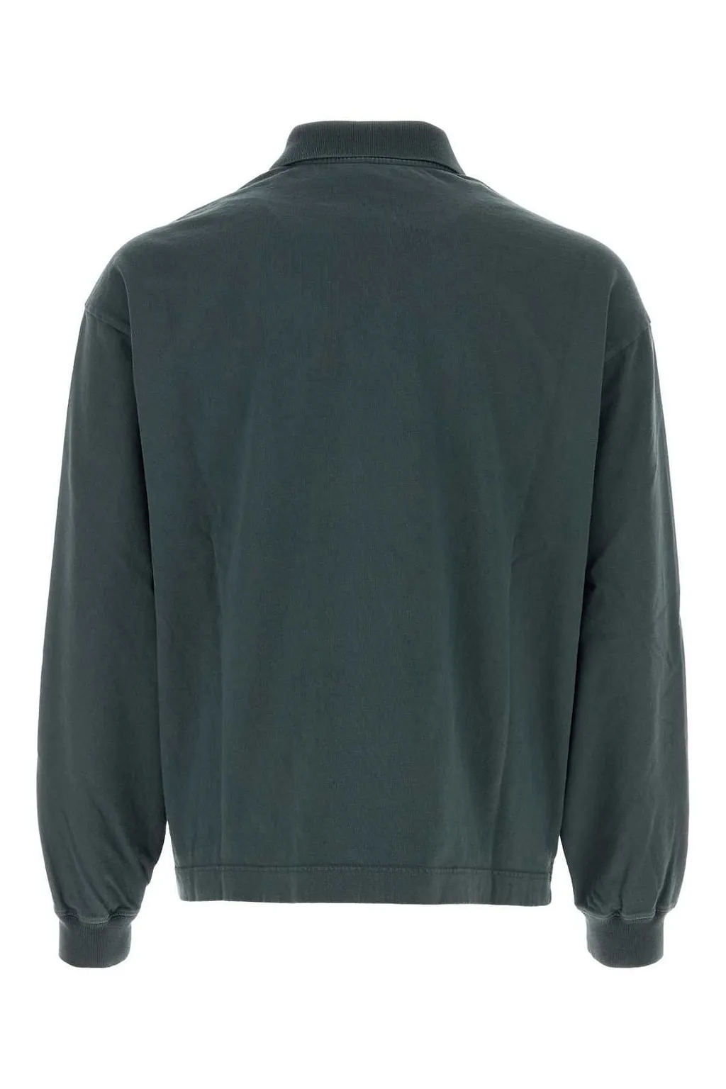 Prada Long-Sleeve Jersey Polo Shirt