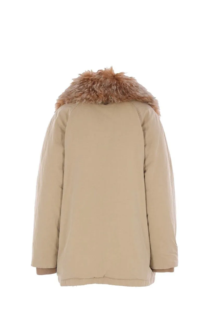 Prada Long-Sleeved Button-Up Coat