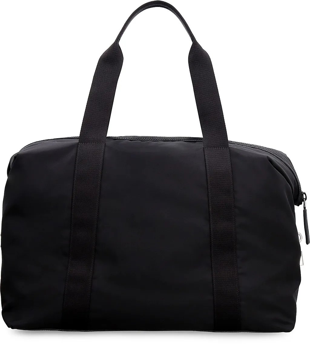 Prada Logo Triangle Zipped Travel Bag
