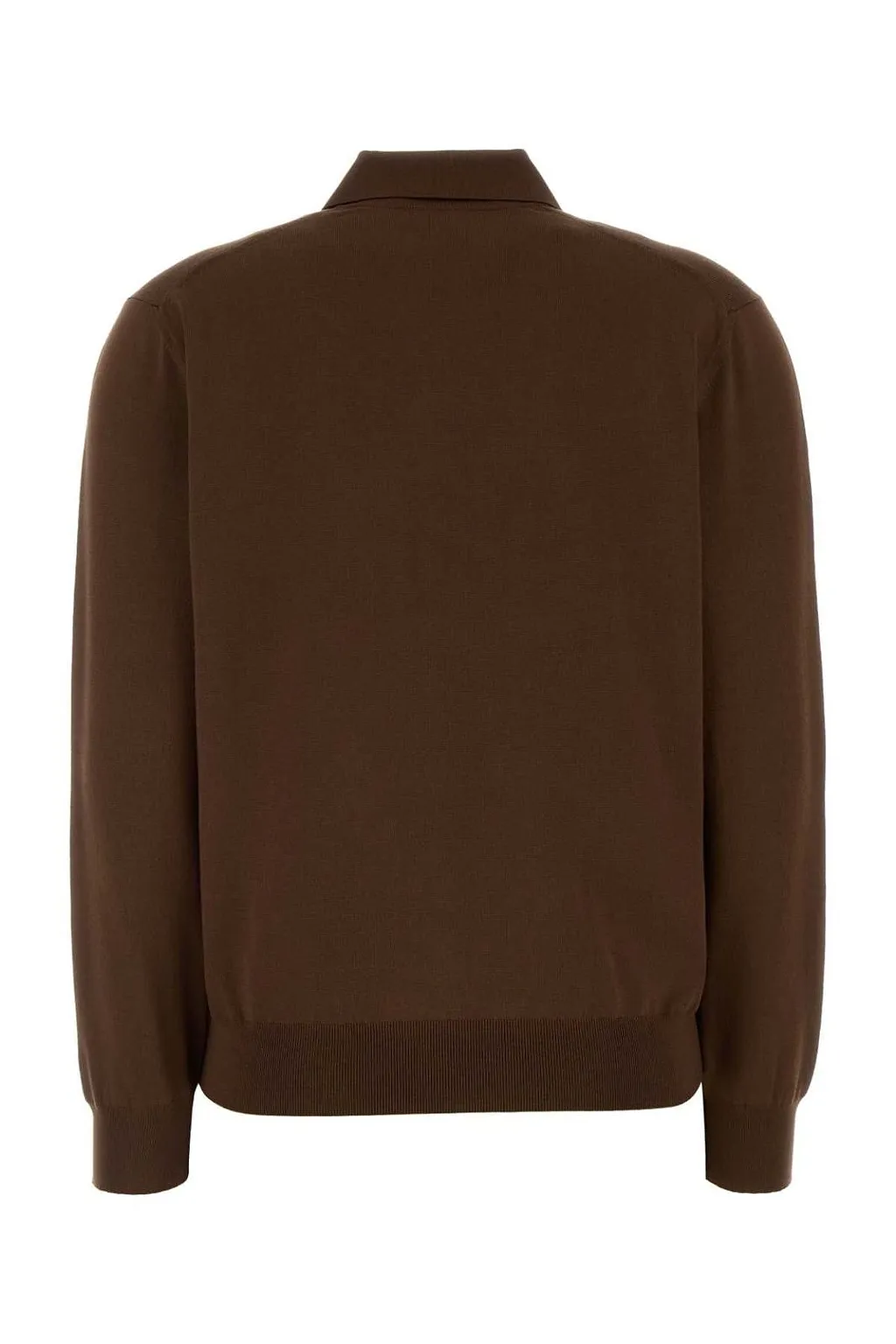 Prada Long Sleeved Knitted Polo Jumper