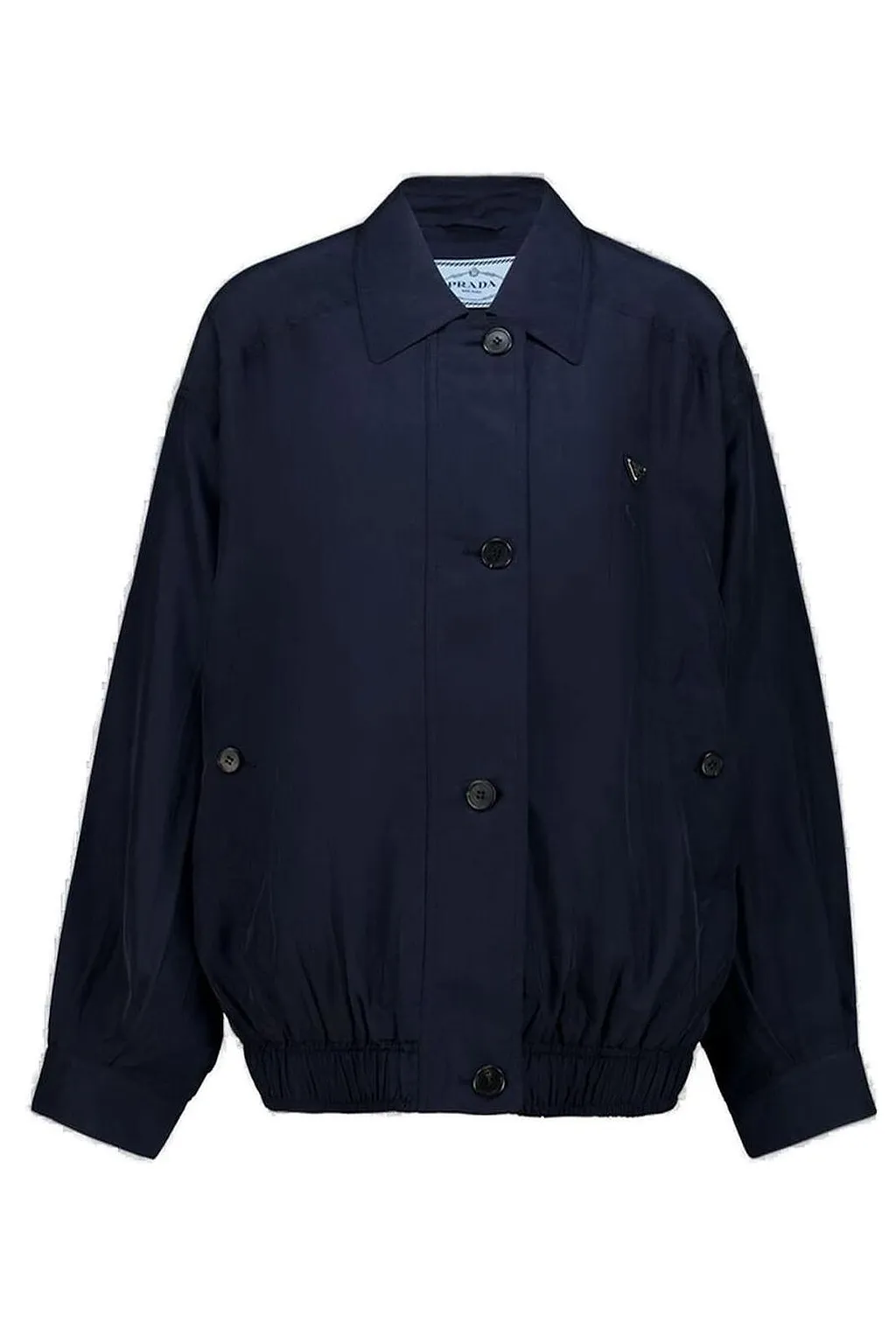 Prada Long-Sleeved Button-Up Coat