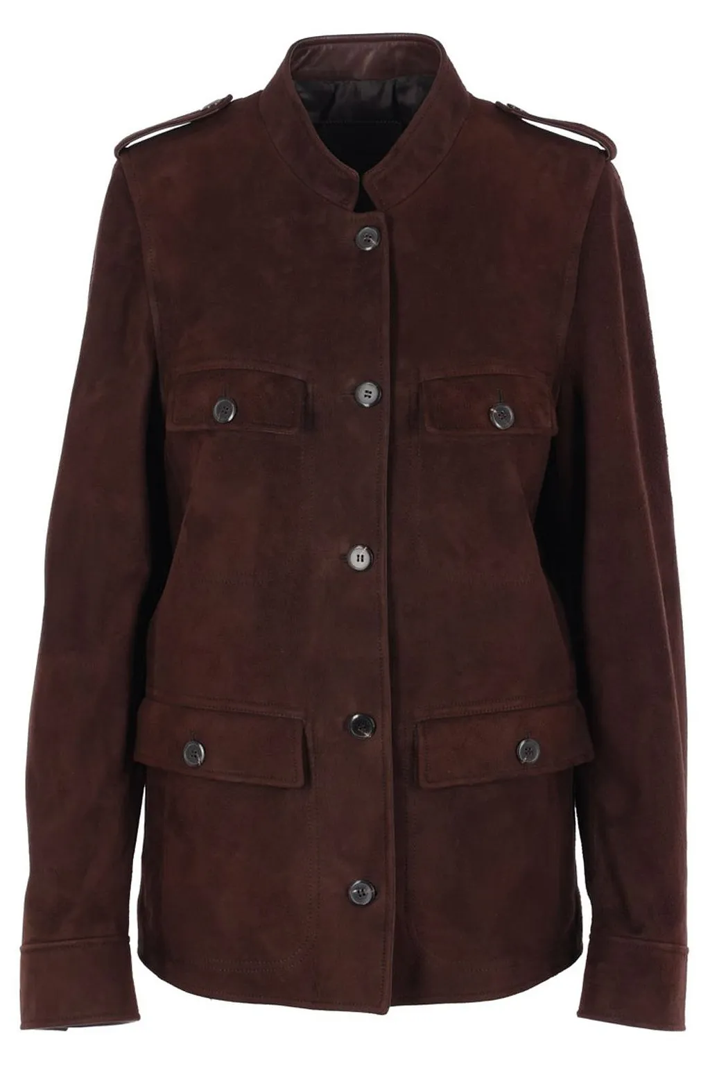 Prada Long-Sleeved Button-Up Jacket