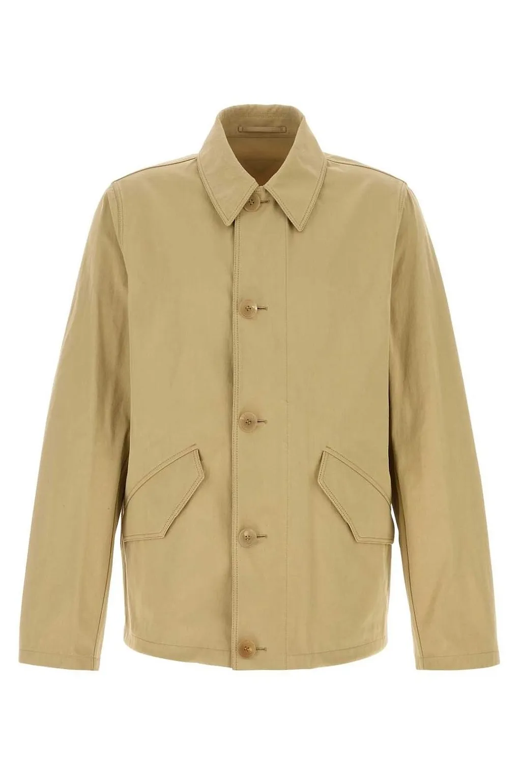 Prada Long-Sleeved Button-Up Jacket