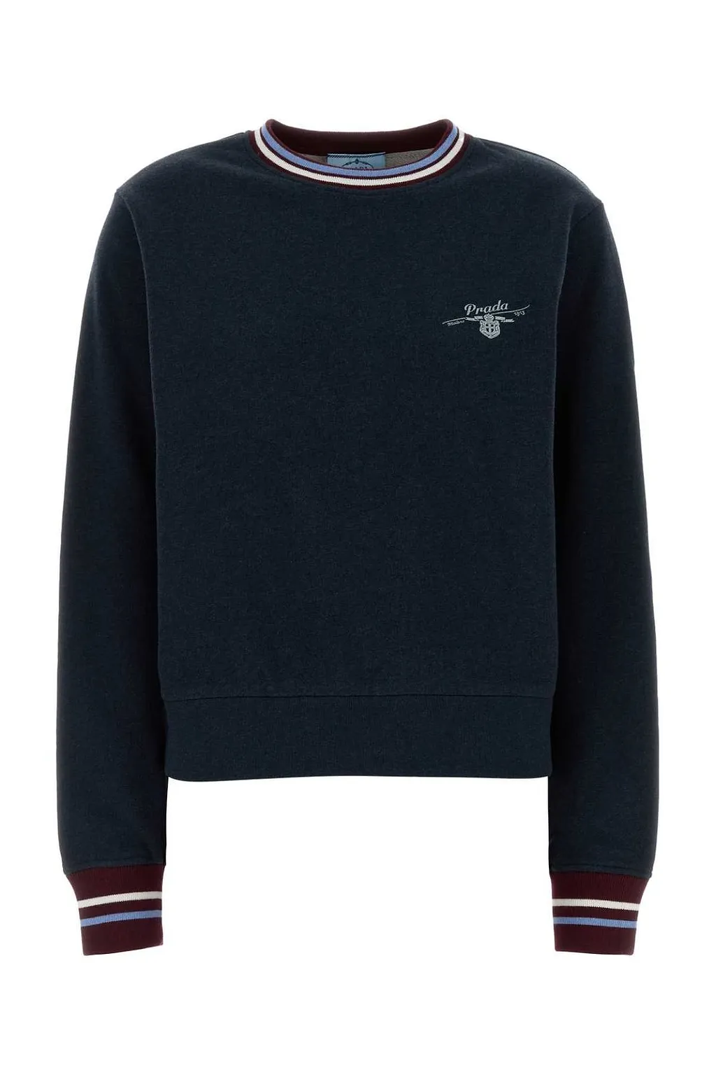Prada Long-Sleeved Crewneck Sweatshirt