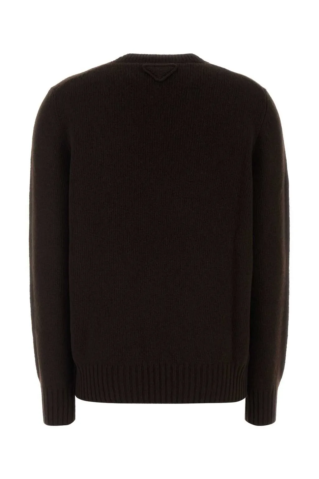 Prada Long-Sleeved Crewneck Knitted Jumper