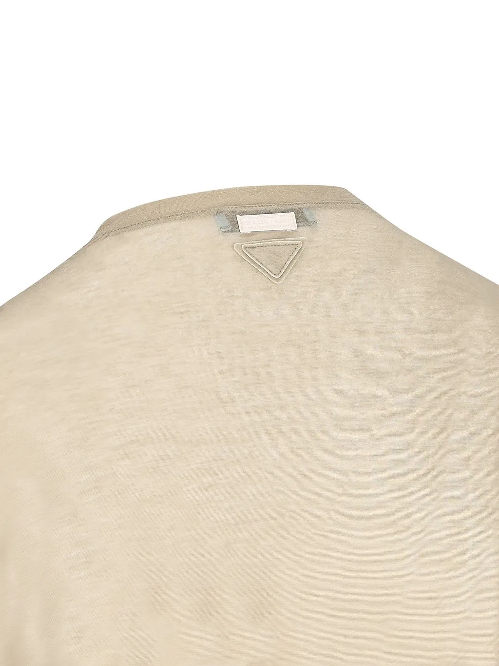 Prada Long-Sleeved Crewneck T-Shirt