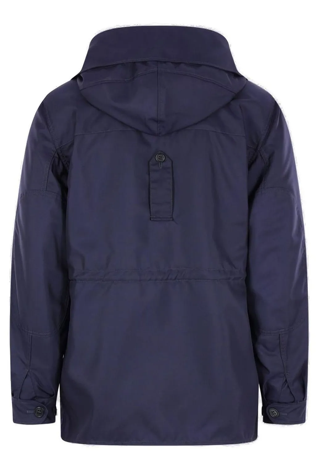 Prada Long-Sleeved Hooded Coat