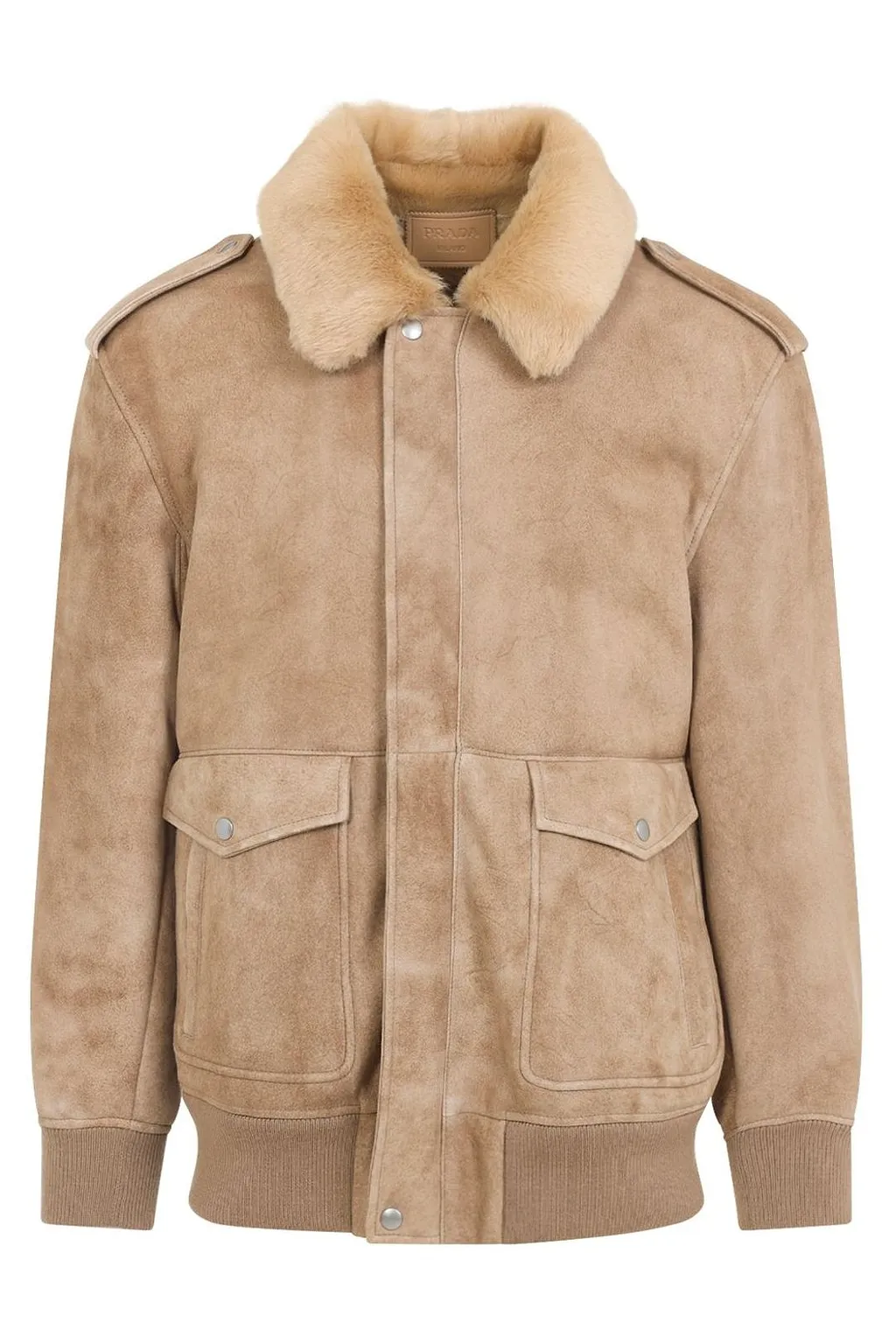 Prada Logo Detailed Long-Sleeved Jacket