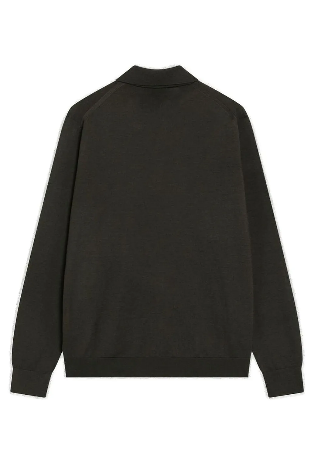 Prada Long-Sleeved Knitted Polo Shirt