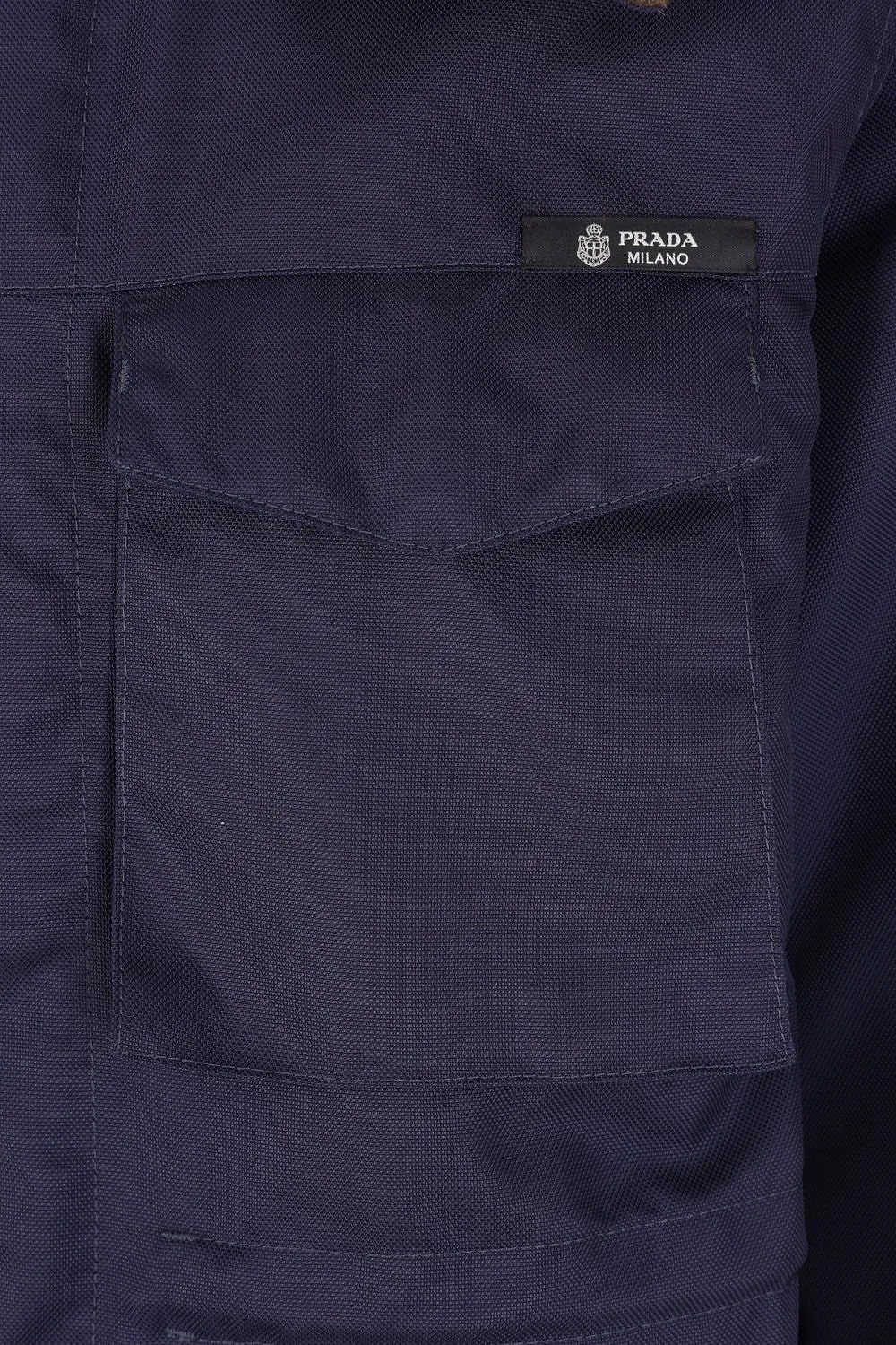 Prada Long-Sleeved Hooded Coat