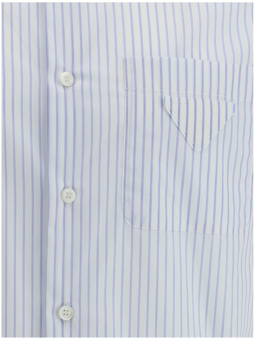 Prada Long-Sleeved Striped Shirt