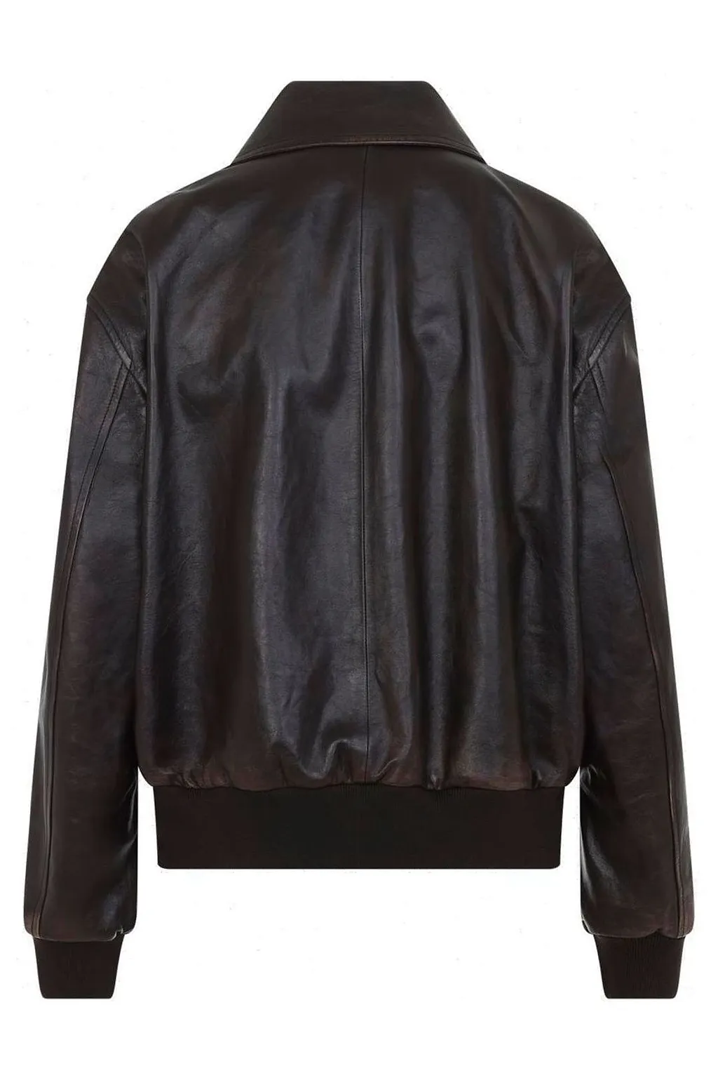 Prada Long-Sleeved Leather Jacket