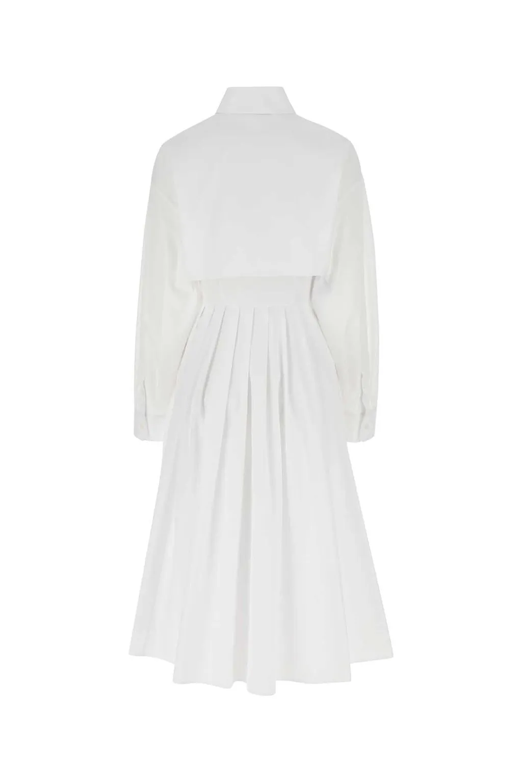 Prada Long Sleeved Shirt Dress