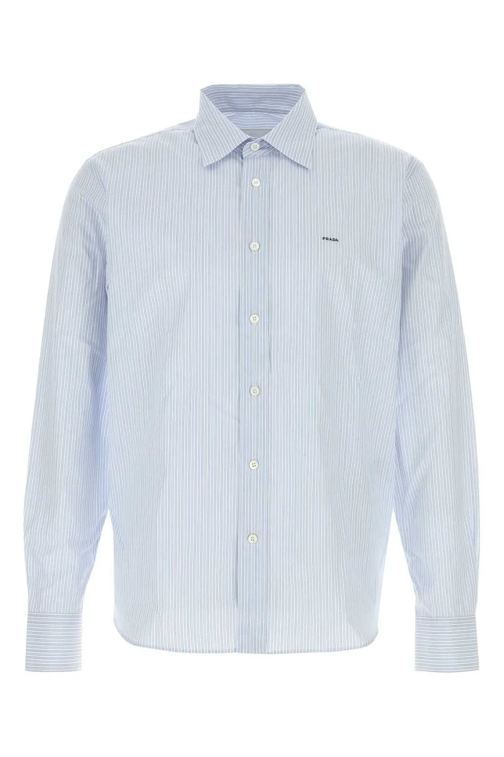 Prada Long-Sleeved Striped Shirt