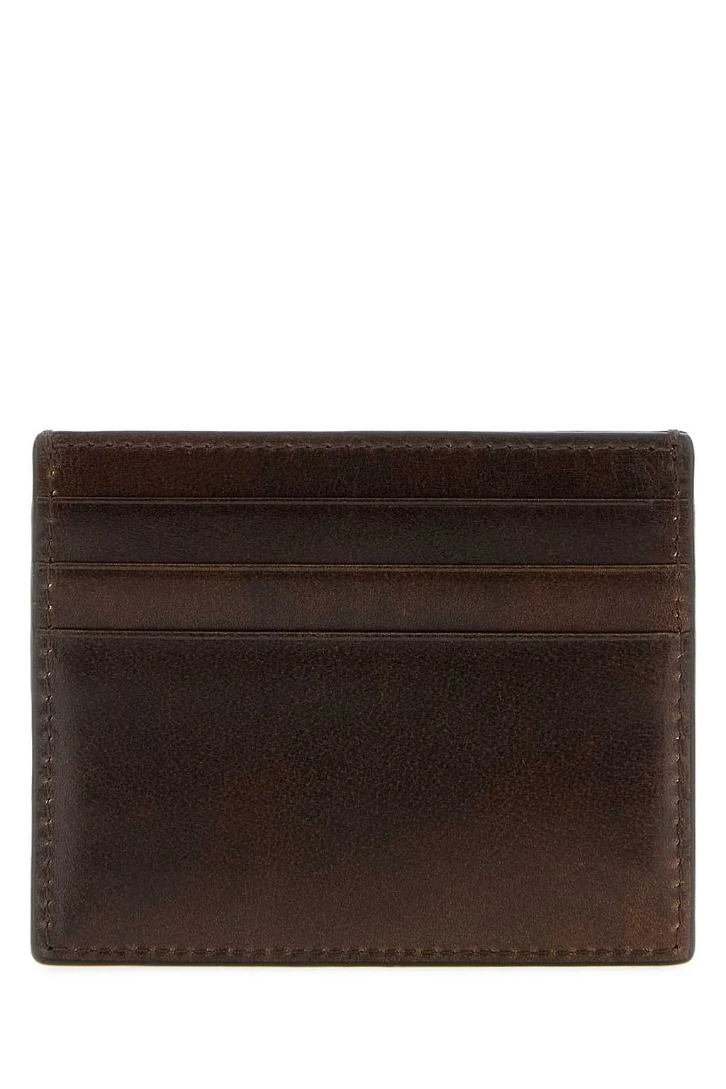 Prada Minuteria Leather Card Holder Wallet