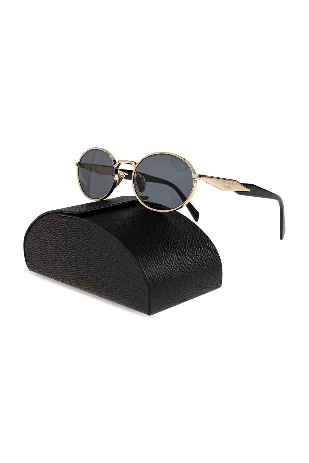 Prada Oval-Frame Sunglasses