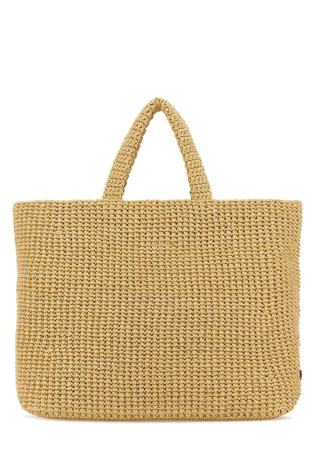 Prada Paglia Midollino Crochet Tote Bag