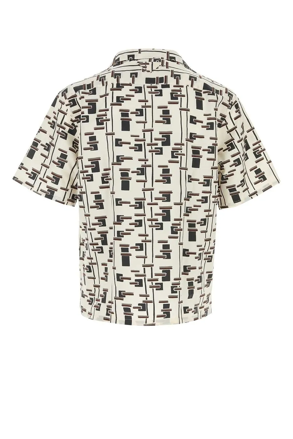 Prada Pattern-Printed Short-Sleeved Shirt