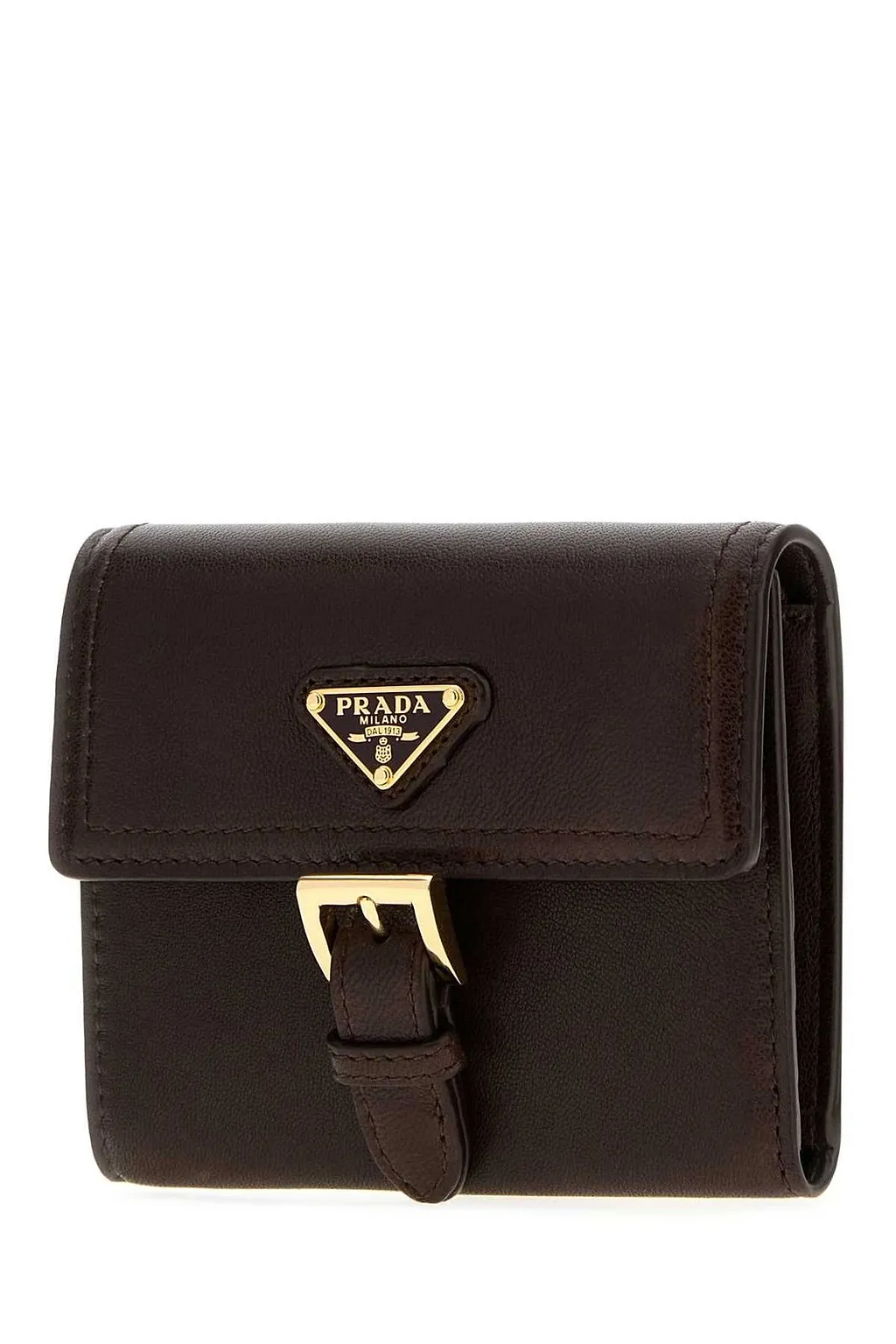 Prada Pattina Buckle Wallet