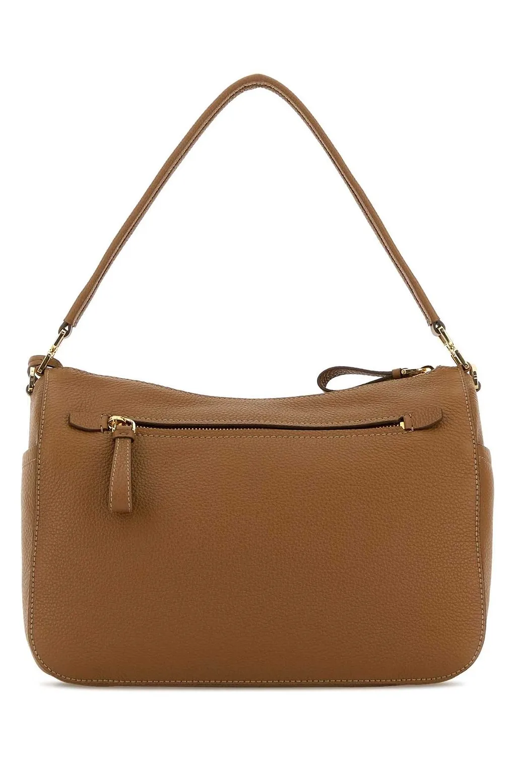 Prada Zip-Up Medium Shoulder Bag