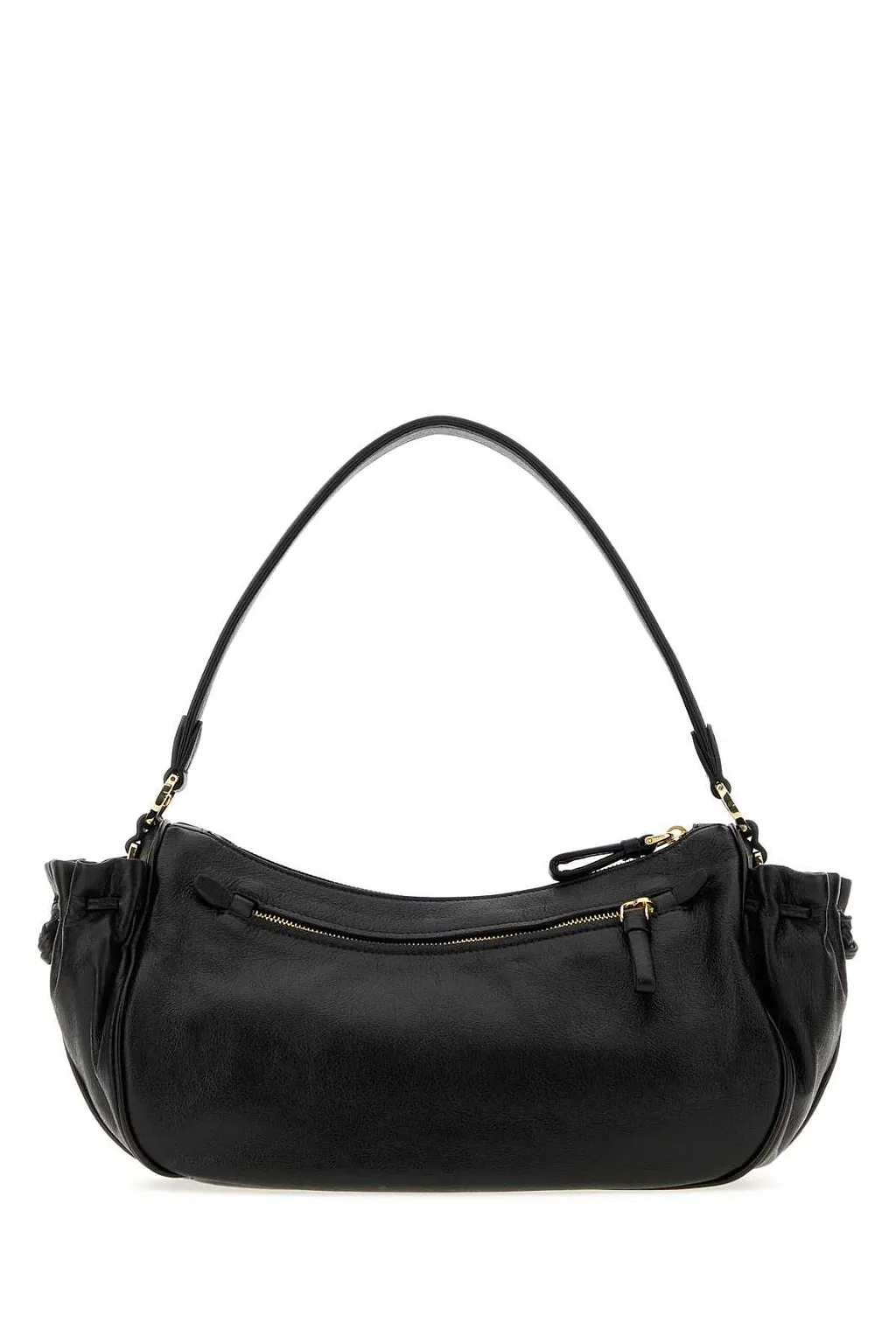 Prada Triangle-Logo Zipped Shoulder Bag