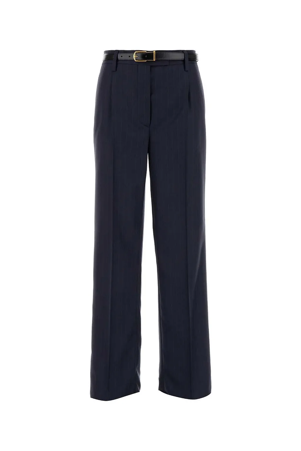 Prada Pleated Belted Trousers