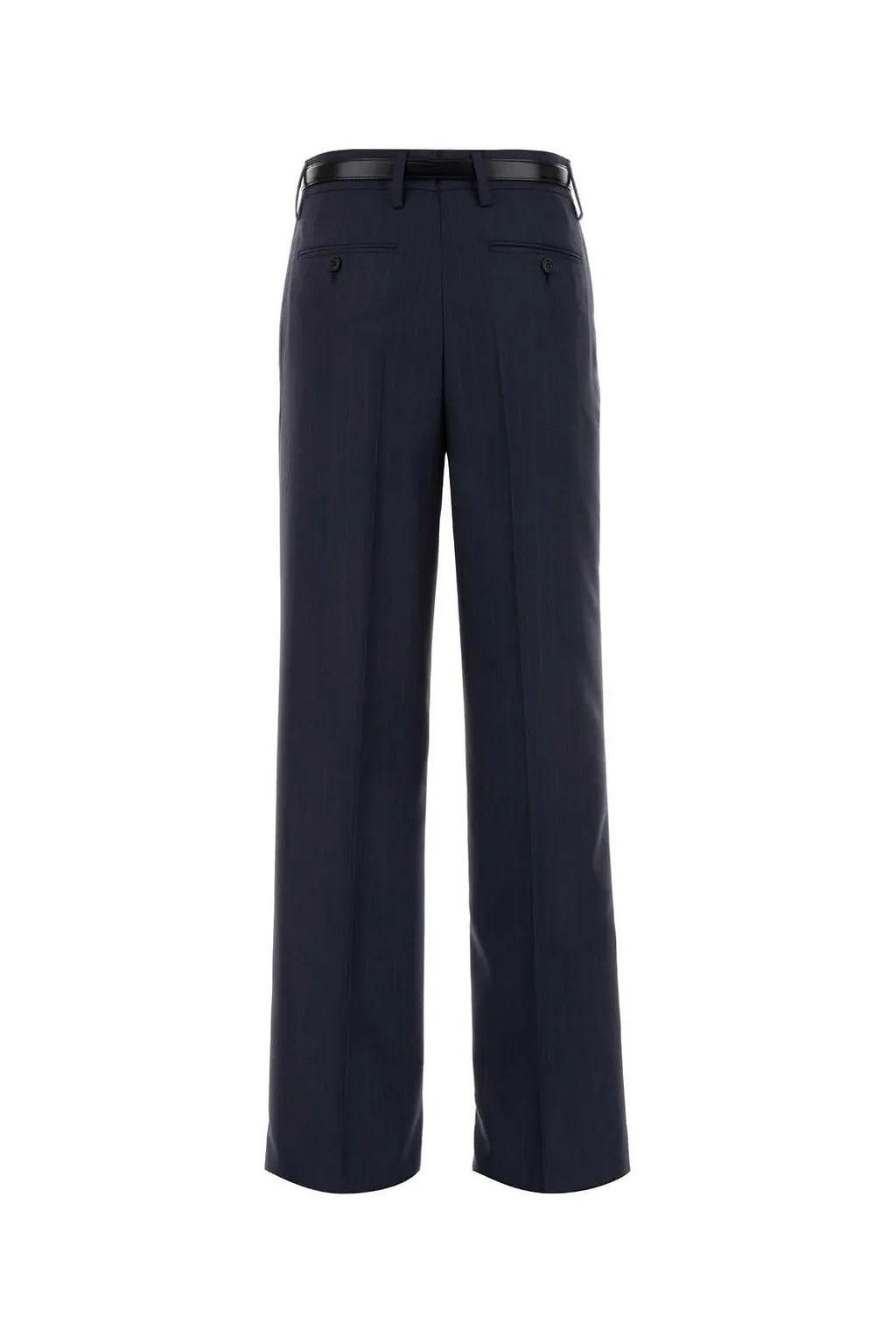 Prada Pleated Belted Trousers