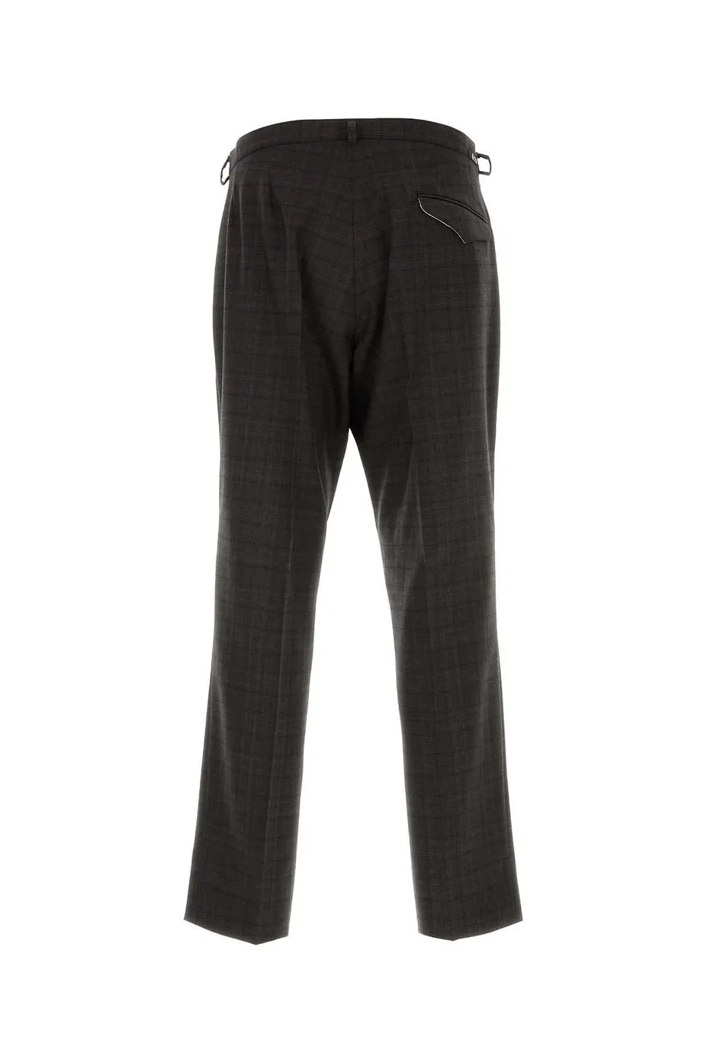 Prada Pleated Checked Trousers
