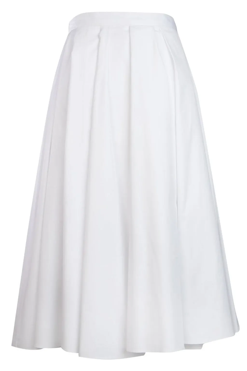 Prada Pleated Midi Skirt
