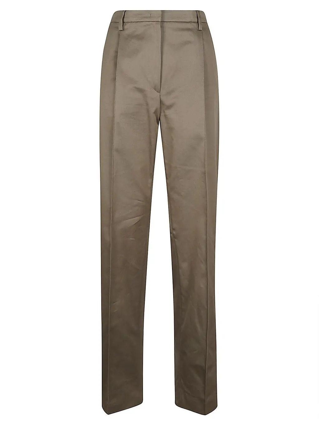 Prada Pleated Straight-Leg Pants
