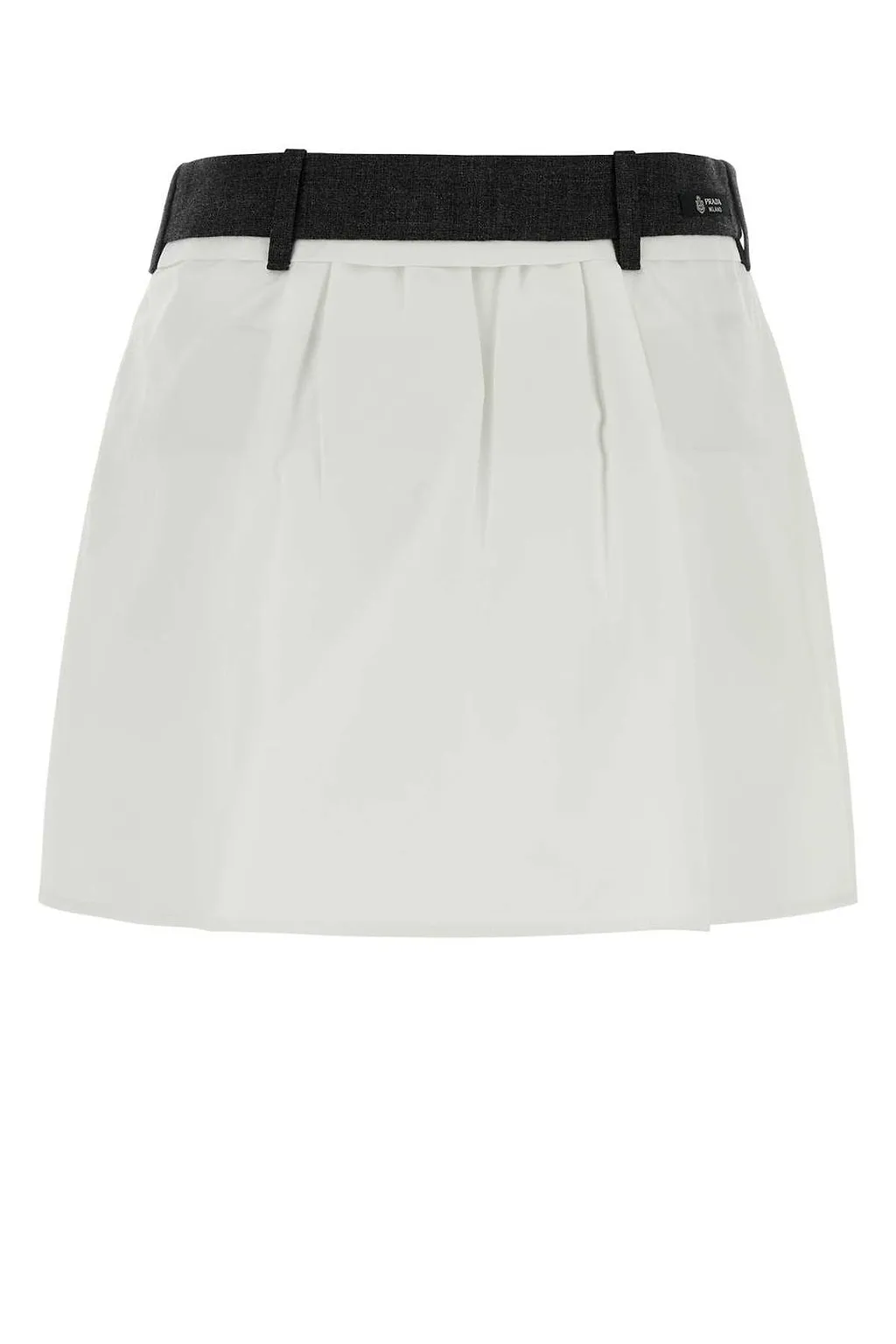 Prada Pleated Mini Skirt