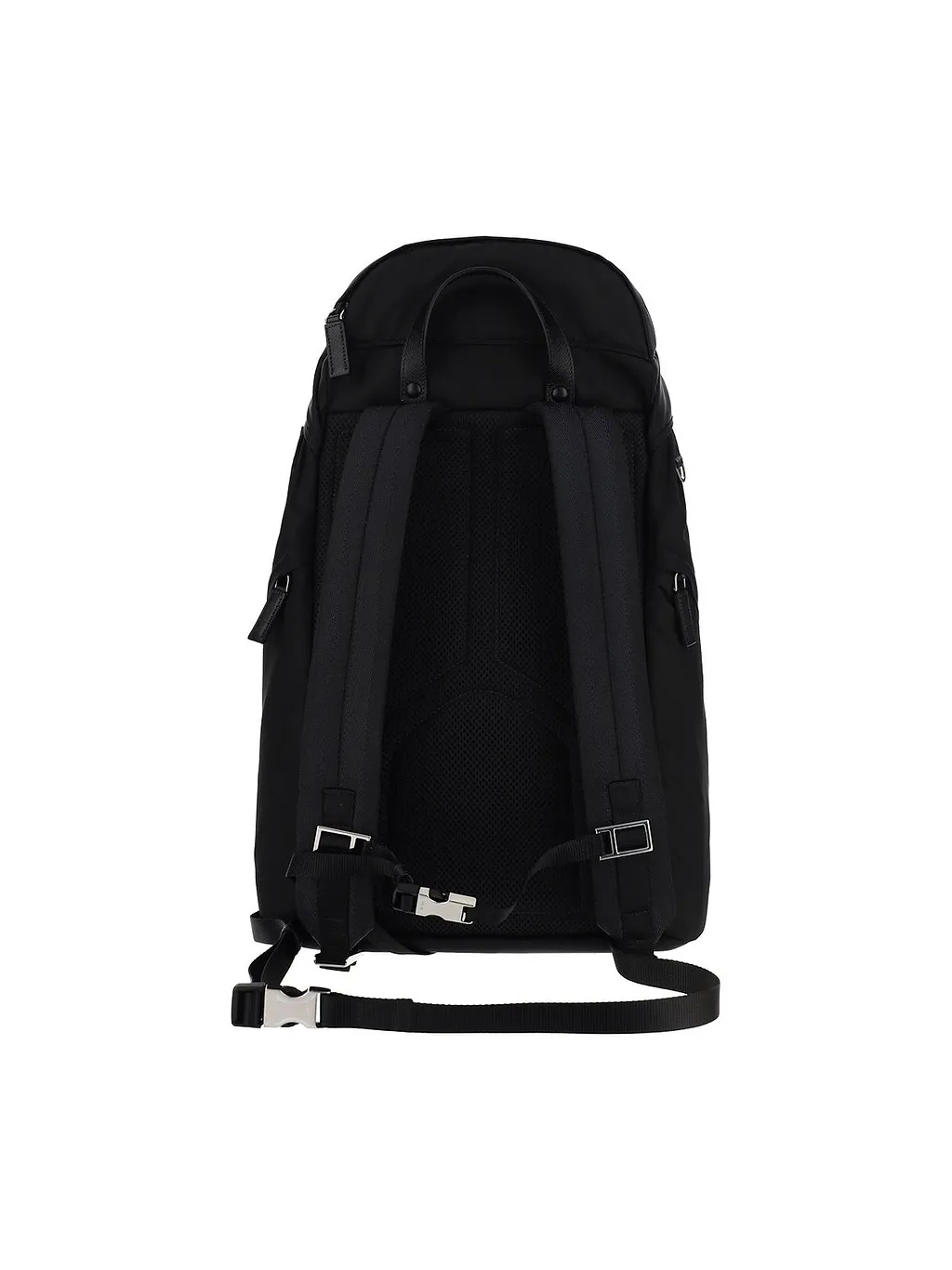 Prada Pocket Detail Buckled Backpack