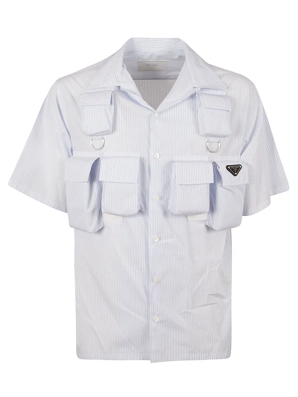 Prada Pocket-Detailed Short-Sleeved Shirt