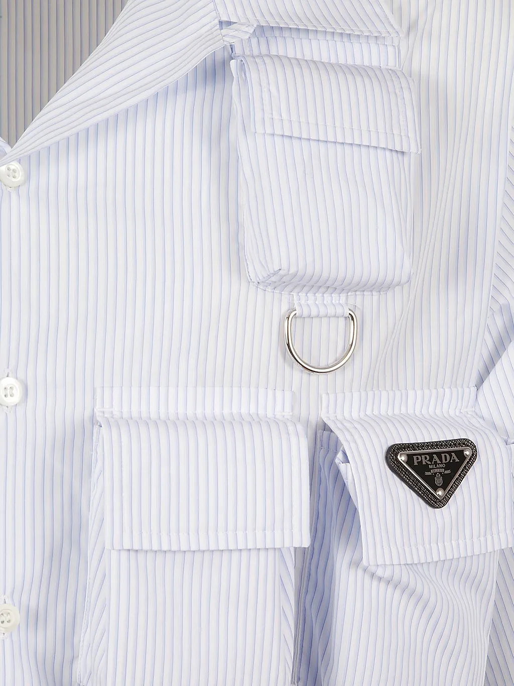 Prada Pocket-Detailed Short-Sleeved Shirt