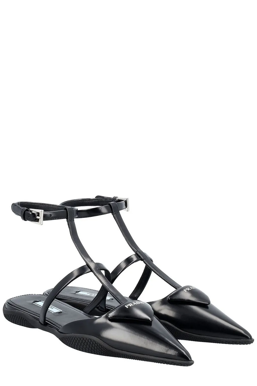 Prada Point Toe Ballet Flats