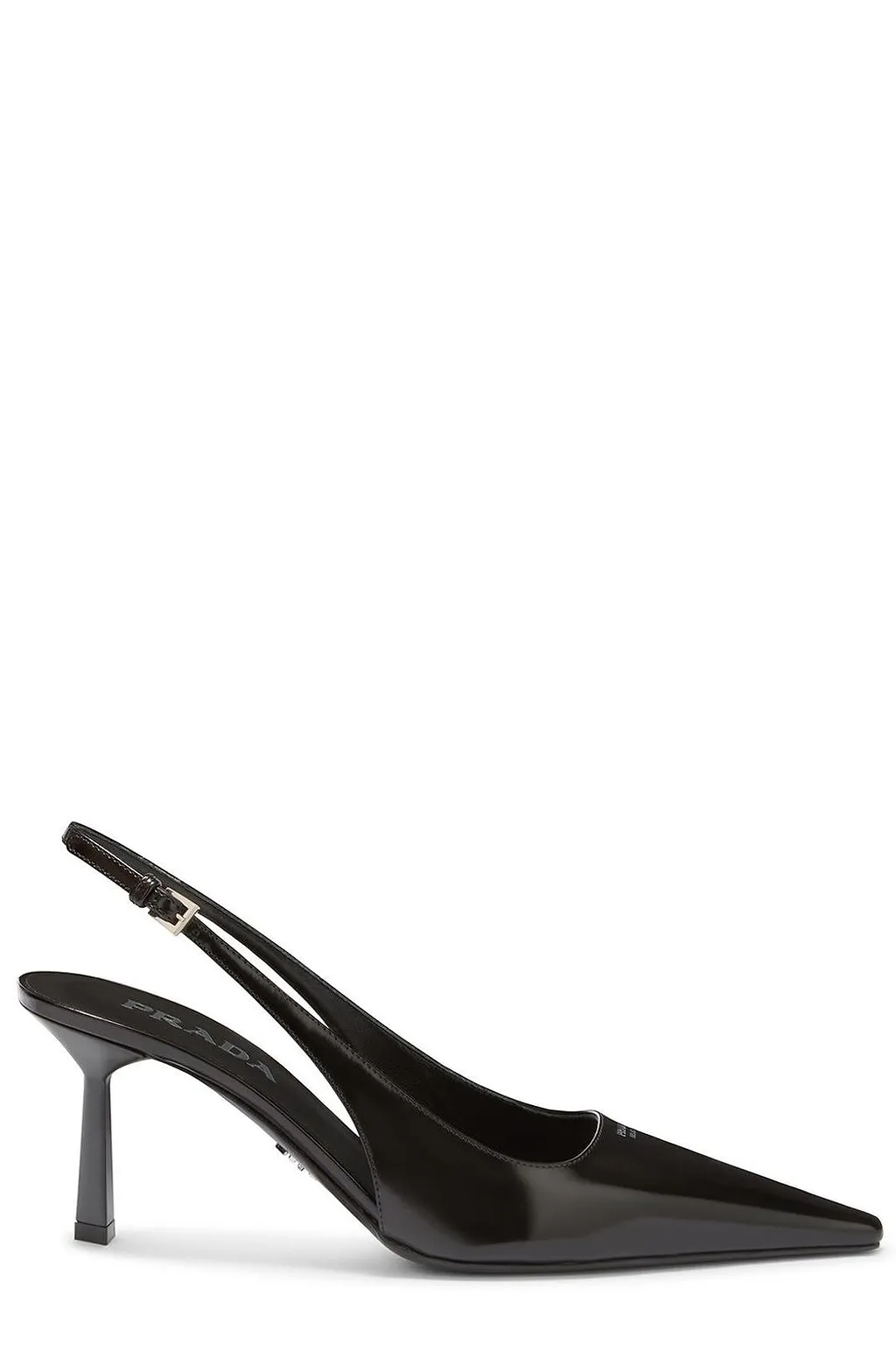 Prada Pointed-Toe Slingback Heeled Pumps