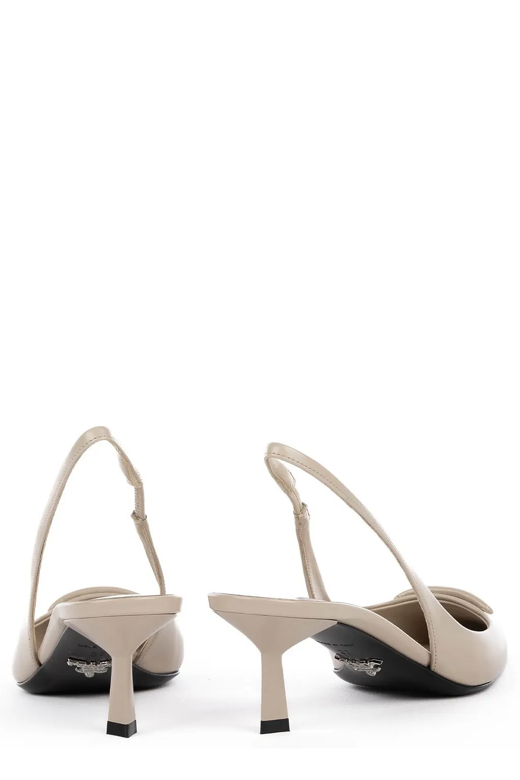 Prada Pointed-Toe Slingback Pumps
