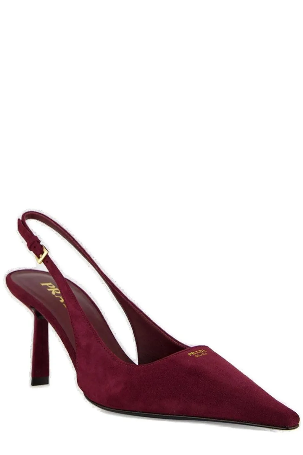 Prada Pointed Toe Slingback Pumps